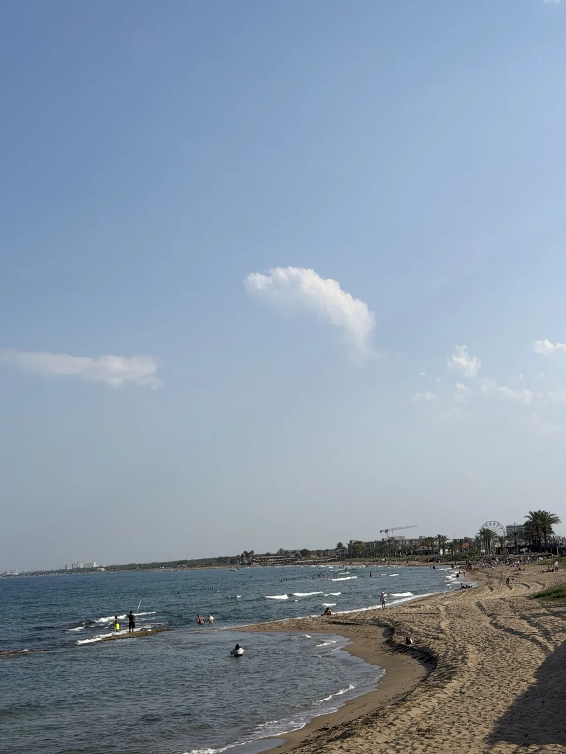 Zypern türkischer Teil: Sandstrand am Long Beach bei İskele